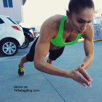 fitness babe clapping pushups