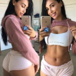 Ana Cheri's abs